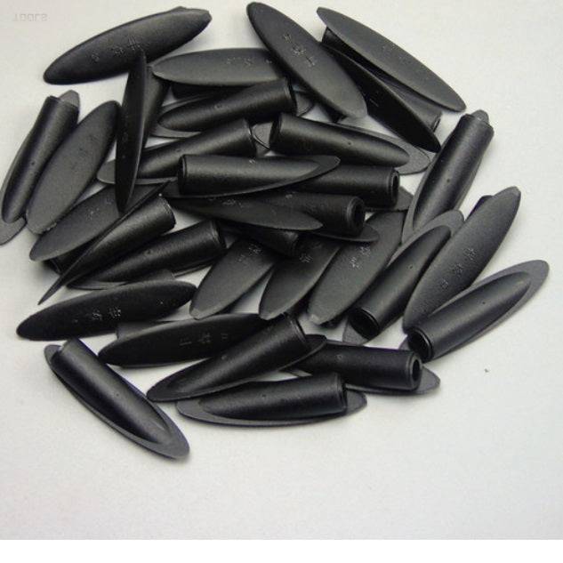 Tapones Plásticos Para Agujeros, 100 Piezas 9,5Mm 3/8", Color Negro.
