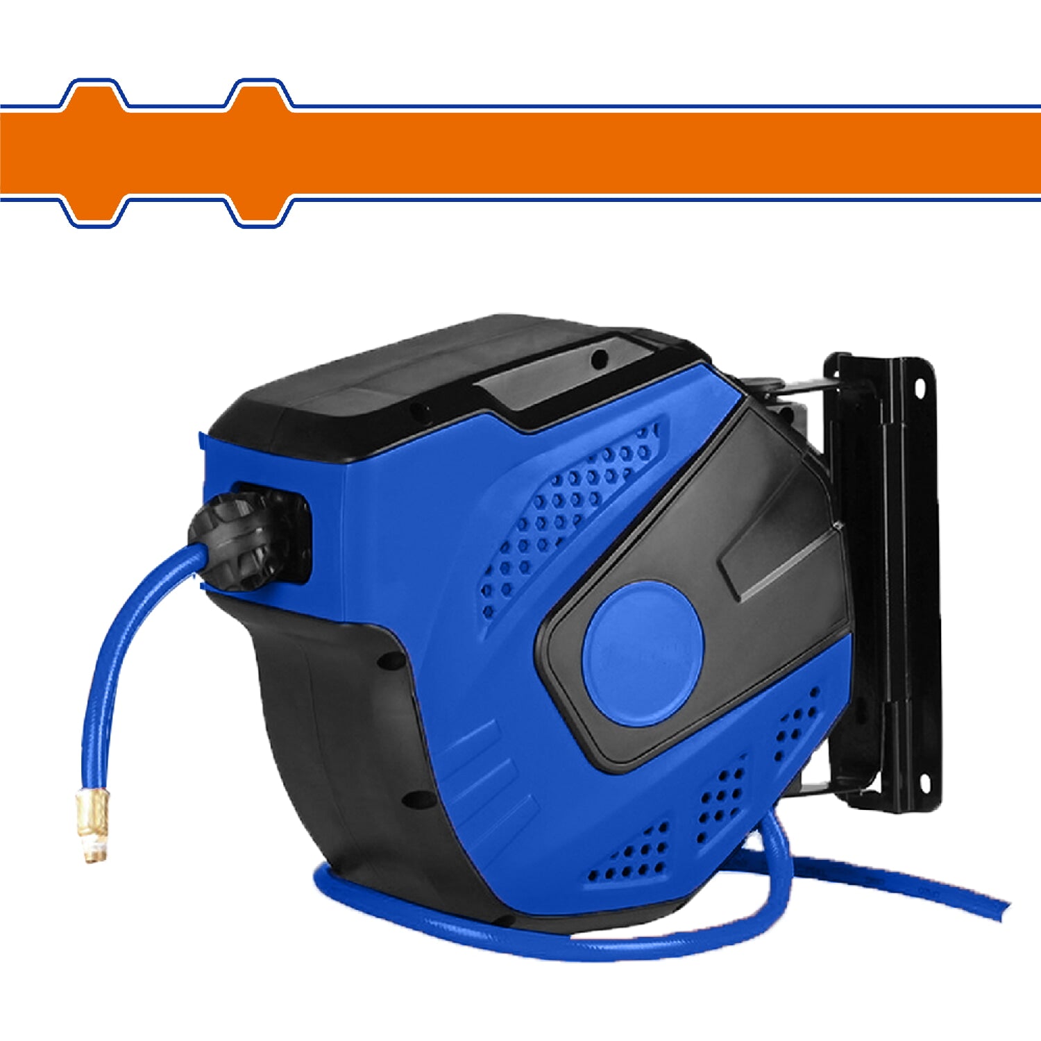 Manguera de Aire con carrete retráctil 14M. 188 BAR. Tamaño: 5/16¨