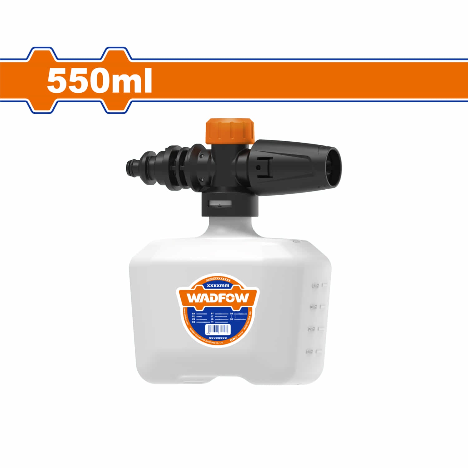 Boquilla de Espuma 550ml Compatible con Hidrolavadoras WHP1A11/WHP3A12/WHP3A14/WHP3A18/WHP1A12