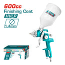 Pistola spray de gravedad HVLP capacidad 600cc boquilla de 1.4 mm