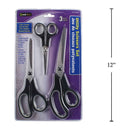 Desk Tech - Juego de tijeras utilitarias de 3 piezas