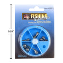 Conjunto de plomos de pesca con núcleo: 1x8g / 2x3.5g / 4x2.5g