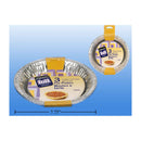 Platos de papel de aluminio para pastel de 8 " 3 piezas, 1 1 / 8" de profundidad 7-7 / 8x1-1 / 5 "