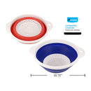 Colador Plegable Luciano de 9 " (1pza) (Viene en colores variados al azar)