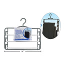 Gancho organizador Percha para pantalón con triple riel, 35x21,6cm