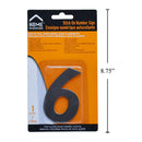 Letrero Señal numérica adhesiva de 3"