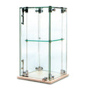 Conector vidrio-vidrio 2 vias 8-10mm. (hollo para cable) (C-C3200B-04/19).