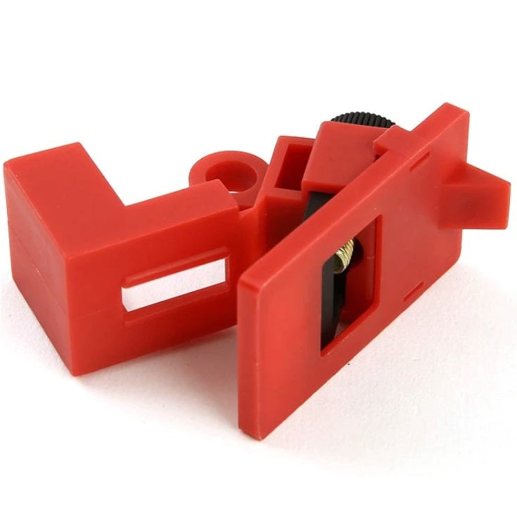 Bloqueo o candado para circuitos, breakers o paneles eléctricos. Dispositivo para bloquear..