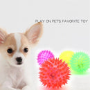 Pelota para Perro con luz LED y sonido. Colores Surtidos. Tamaño 6cm