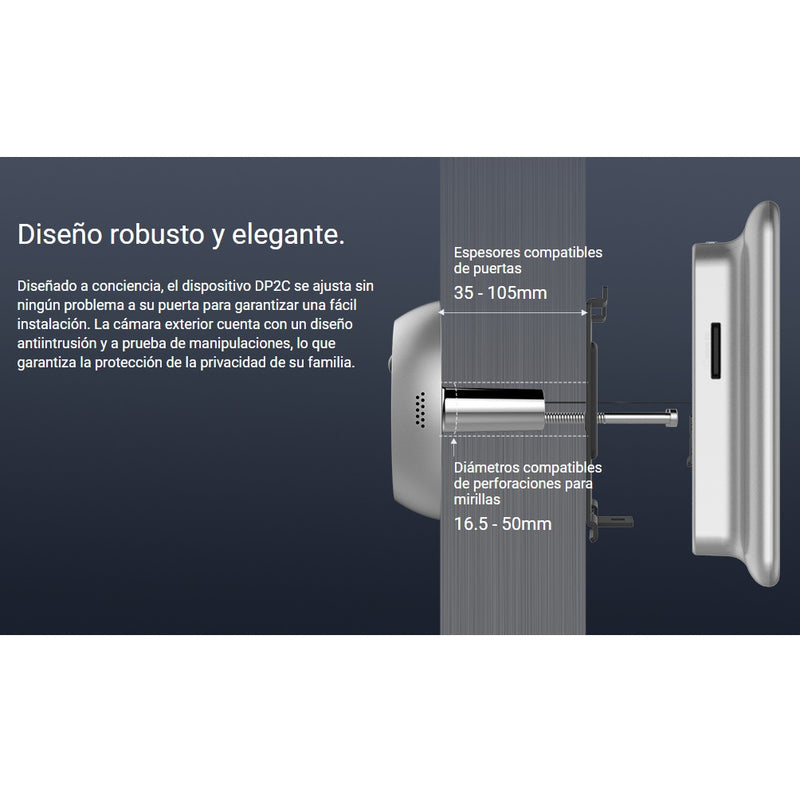 Timbre inalámbrico inteligente con cámara