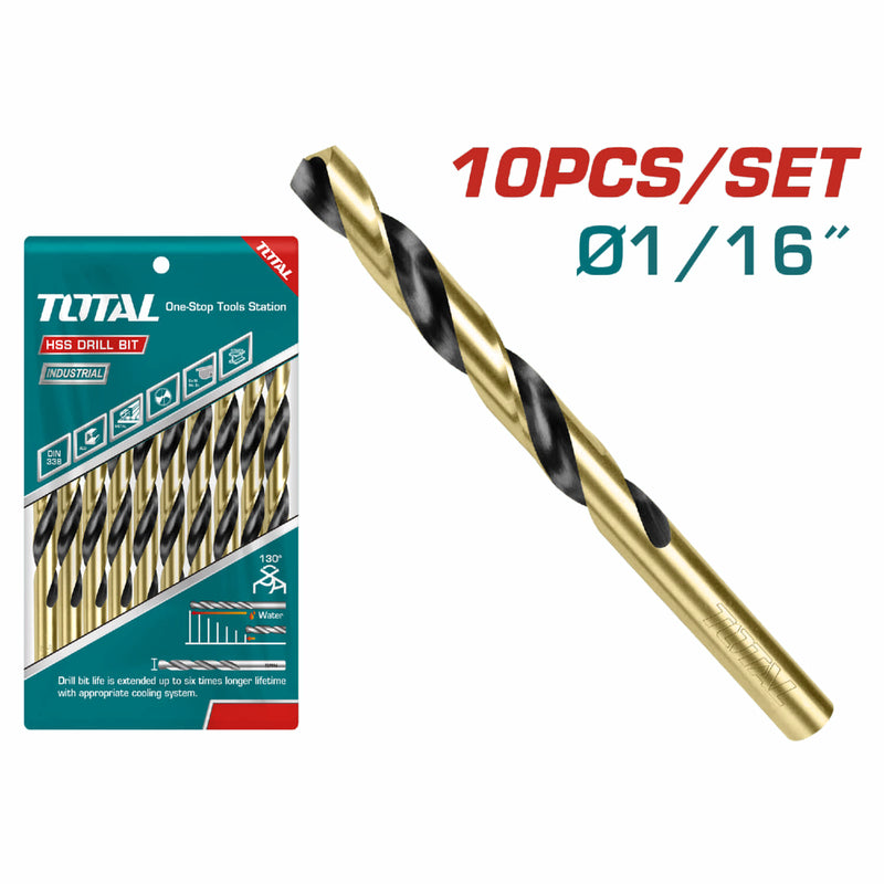 (Pack 10pcs) brocas HSS 1/16"