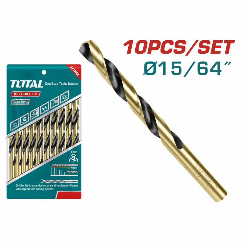 (Pack 10pcs) brocas HSS 15/64"