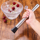 Mortero de cóctel de acero inoxidable. Para cocteleria maserador machacador para bares