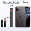 Sacacorchos de aire a presión para botellas de vino, aguja de acero inoxidable, color negro