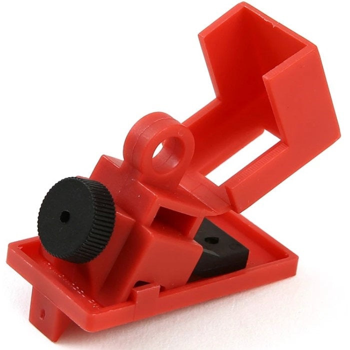 Bloqueo o candado para circuitos, breakers o paneles eléctricos. Dispositivo para bloquear..