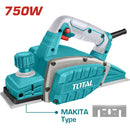 Cepillo Eléctrico de madera 750W 17000rpm 3-1/4" x 3/32" 110-120V ~ 50/60Hz