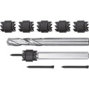 Cortador de soldadura por puntos de doble cara, 3/8 pulgadas HSS para taladro eléctrico