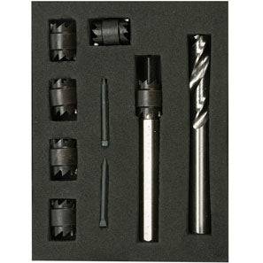 Cortador de soldadura por puntos de doble cara, 3/8 pulgadas HSS para taladro eléctrico