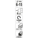 Fresas Limas Rotativas para metal Vástago 6mm. Para Motortool, Dremel