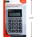 Calculadora de 8 dígitos con números grandes y doble potencia de Desk Tech