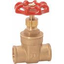 Válvula  De Compuerta 3/4" De Bronce Para Soldar 200 PSI