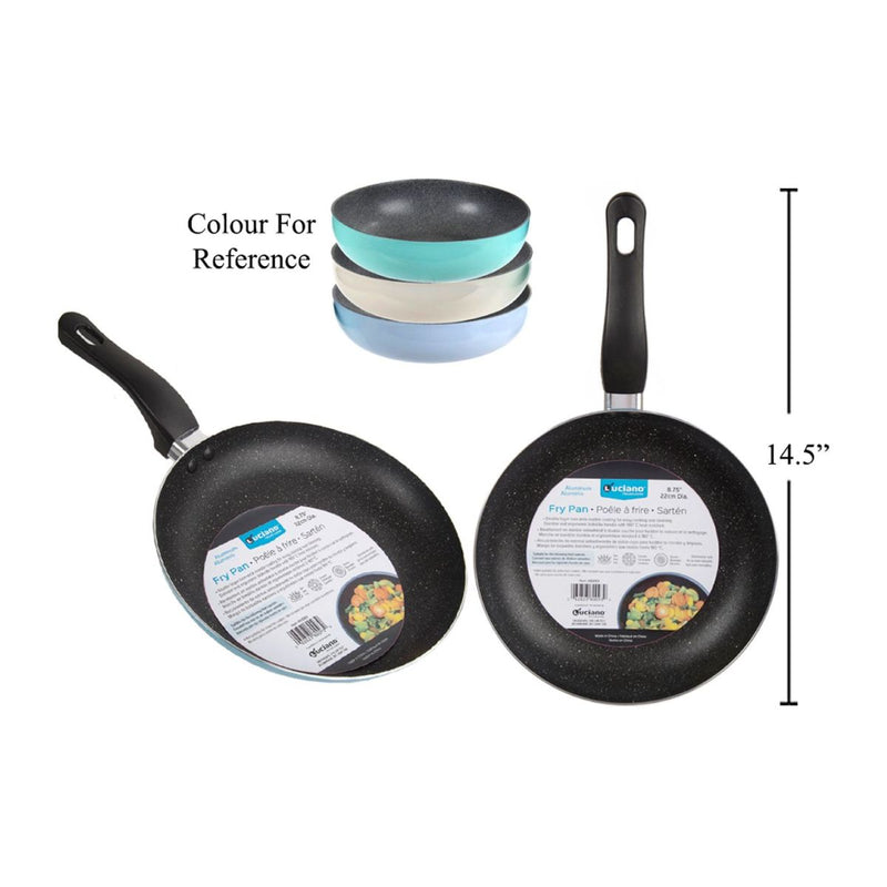 Luciano 8.75 " Sarten antiadherente aluminio frituras (1pza) (Viene en colores variados al azar)