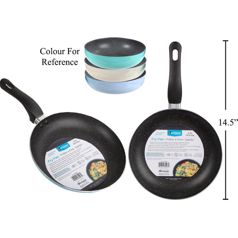 Luciano 8.75 " Sarten antiadherente aluminio frituras (1pza) (Viene en colores variados al azar)