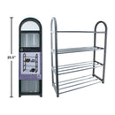 Zapatero organizador de 4 niveles, 19.5x25.5x7.5 "