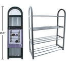Zapatero organizador de 4 niveles, 19.5x25.5x7.5 "