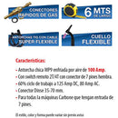 Antorcha Tig WP 9 Cabeza Flexible Con Swich Remoto. (Dinse 35Mm) 6 Mts.