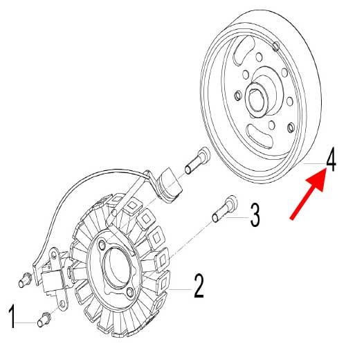 Volante Magnetico (K-BLADE125)