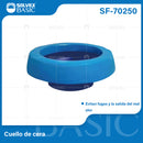 Anillo de Cera para Inodoro con Brida Plástica. Sello Hermético Antifugas y Antiolores. Aro de cera.