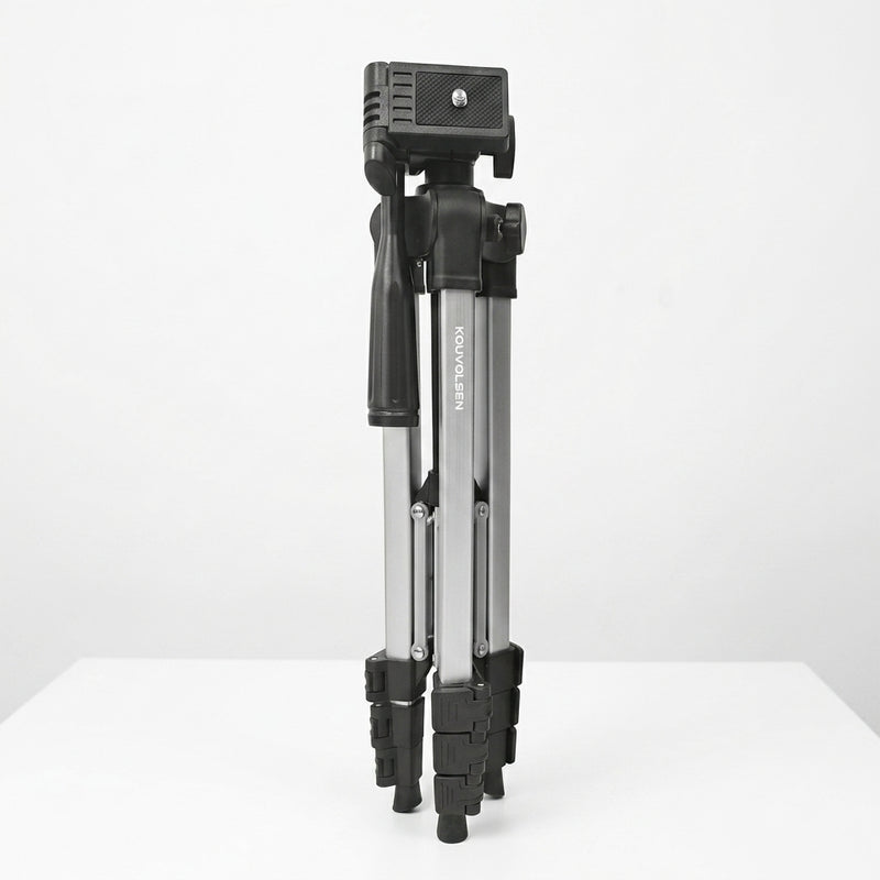 Trípode Para Celular y Cámara 1.2m Ajustable. Soporte Profesional de Aluminio con Cabezal Giratorio. Ideal para Fotografía, Video y Streaming. Colores Surtidos.