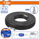 Manguera de aire 7.5mts de PVC. Entrada 1/4NPT.