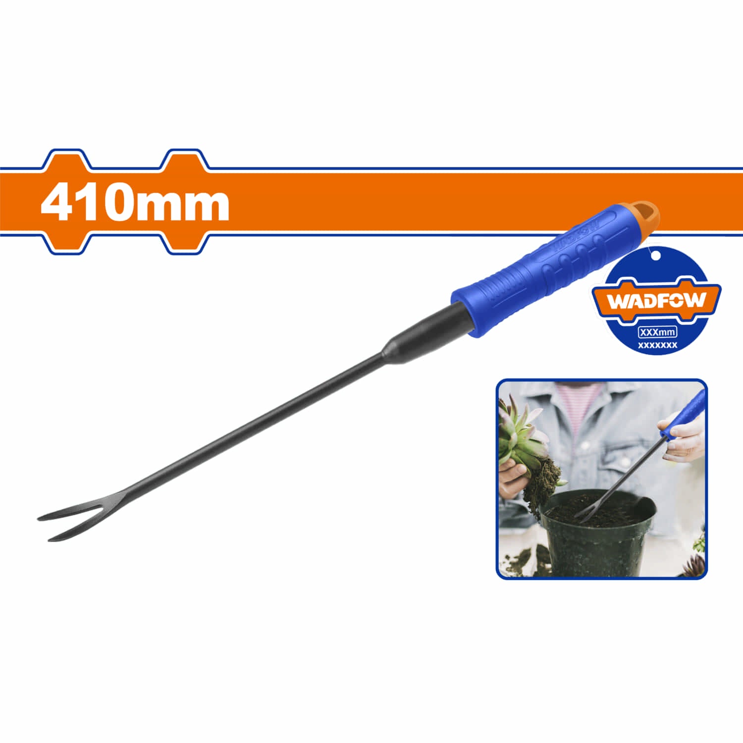 Deshierbador Para Jardín 400Mm. Cuchilla Con Recubrimiento. Ideal Para Arrancar Raíces.