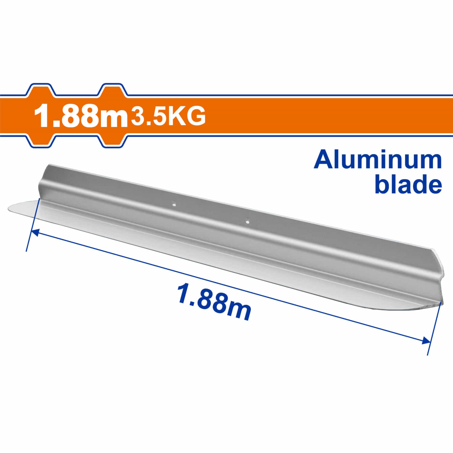 Hoja de Aluminio para Regla Vibratoria WSFS2A09 Tamaño de la hoja: 1.88 metros 3.5Kg