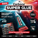 Crazy Glue (Carton De 12Pcs) Super Pegamento “Super Glue” Transparente, metacrilato 100% Pura. 3 gr