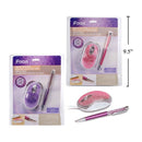 iFocus, Bling USB Mouse con lápiz (1pza) (Viene en colores variados al azar)