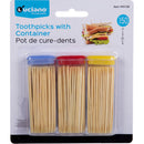 Luciano Palillos de dientes con contenedor, paquete de 3, 50 piezas