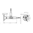 Base para cable Articulado-Movil.