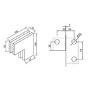 CONECTOR SUPERIOR EN L. SATINADA