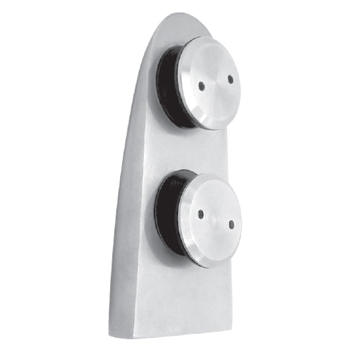 Pivote inferior de puerta. Satinado. Compatible con cierrapuertas carbone o dorma