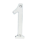 Numero 1 Slim 4" Cromo Satinado Lock