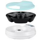Dispensador de alimentos inteligente para mascotas de 5 compartimentos 270ml c/u. Color azul