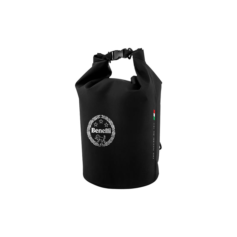 Bolso Drybag Benelli negro con logo