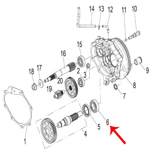 Rodamiento (K-BLADE125)