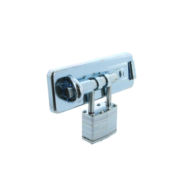 Aldaba de seguridad de 4-1/2" con candado de 1-3/4"