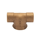 Conector T de cobre de 1/2" con entrada hembra