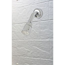 Cabeza de ducha de plastico cromado