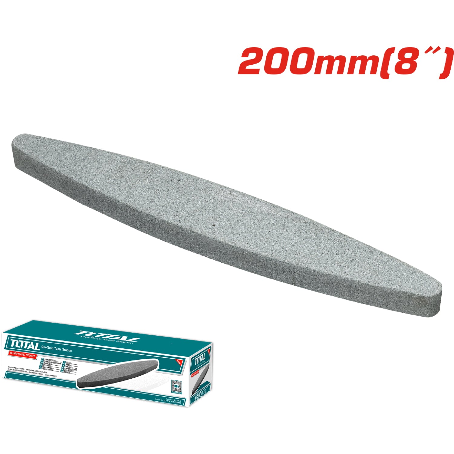 Piedra para afilar 200mm (8"). Grano 120.